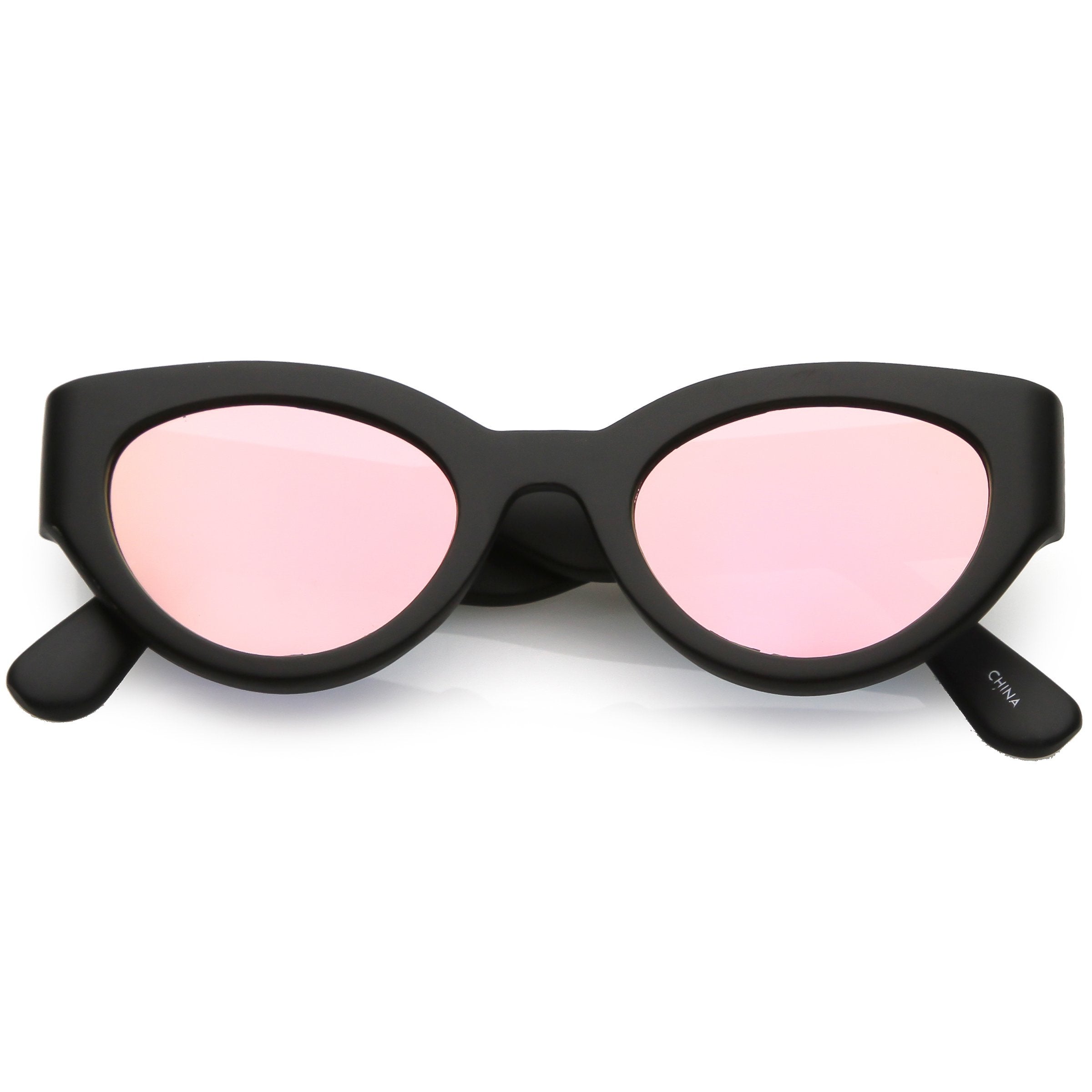 Oval Mirrored Sunglasses