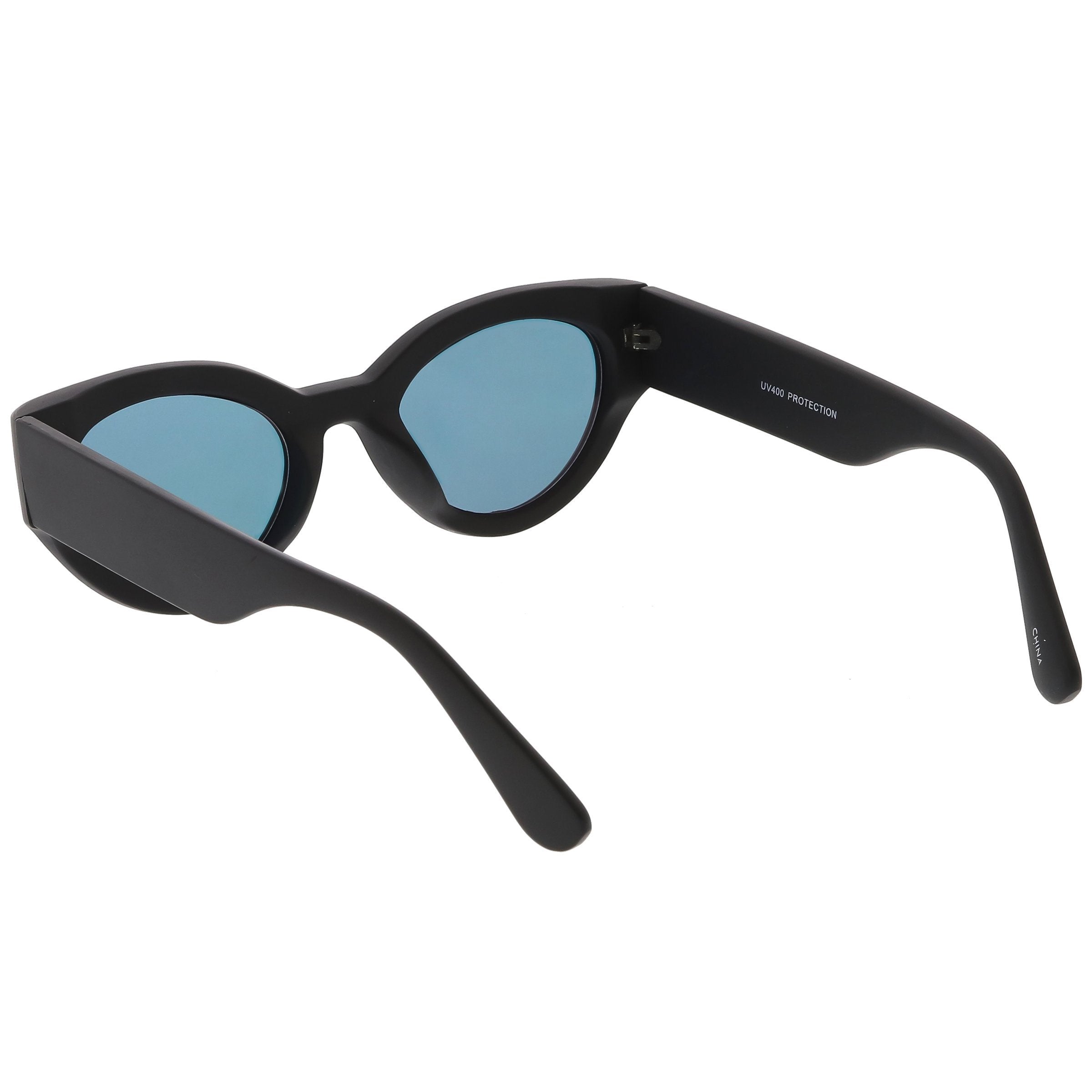 Oval Mirrored Sunglasses